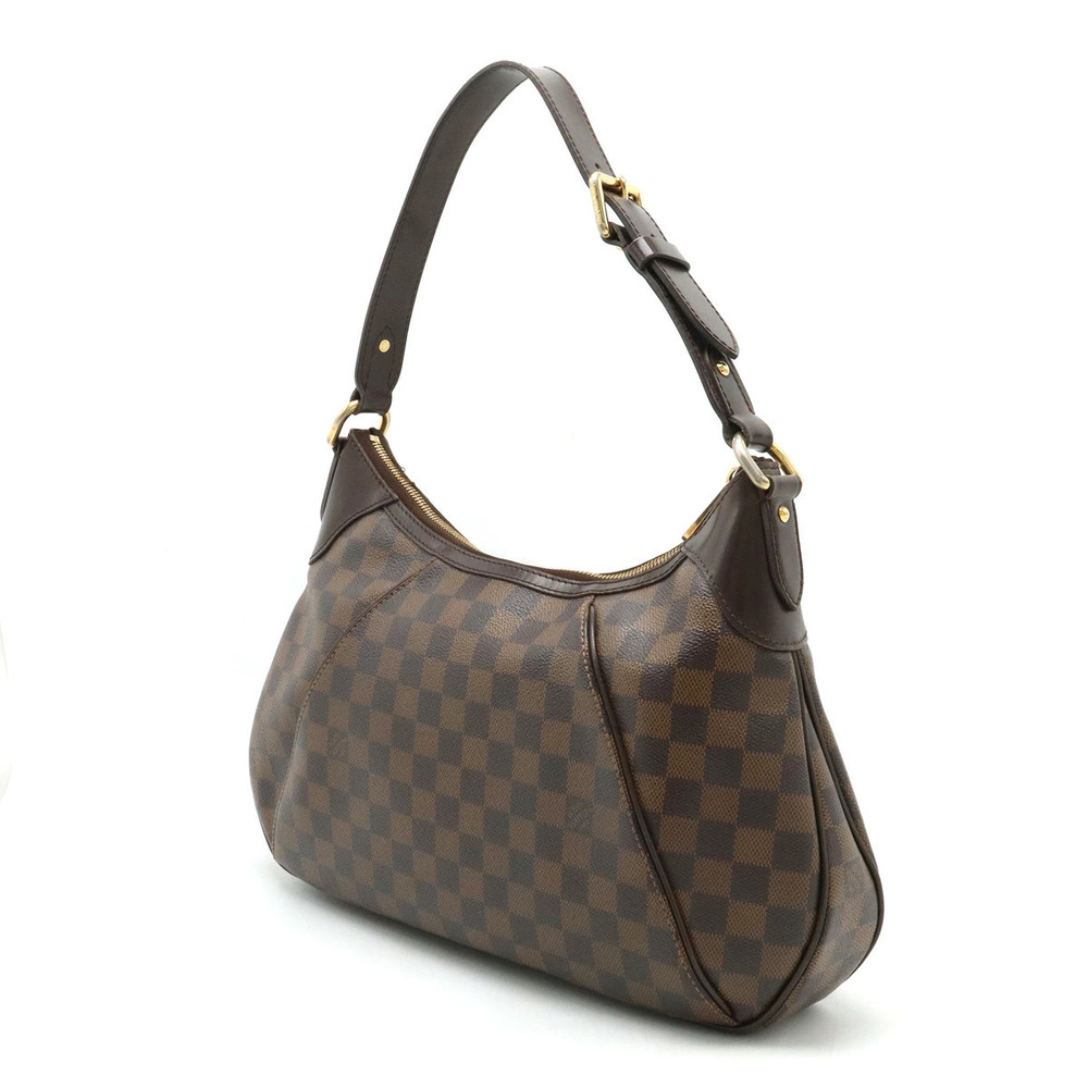 Louis Vuitton Shoulder Damier Shoulder Bag Hobo Thames Semi Brown